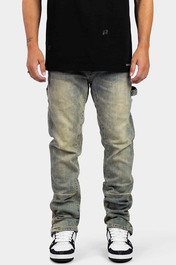 RIVERO STRAIGHT WORKER DENIM JEANS