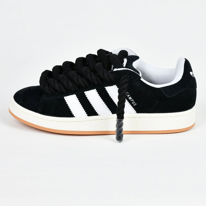 Black Adidas Campus 00 rope laced BLACK