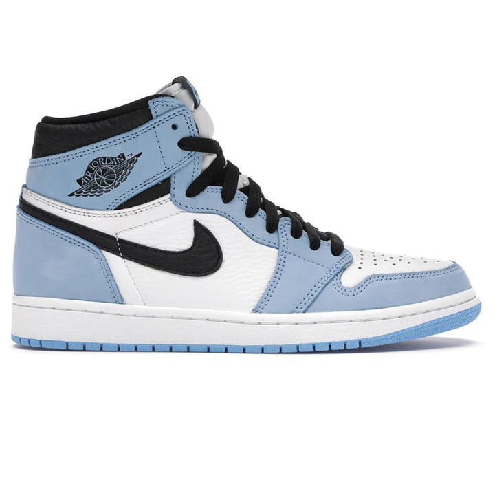 AIR JORDAN 1 RETRO HIGH WHITE UNC UNIVERSITY BLUE BLACK