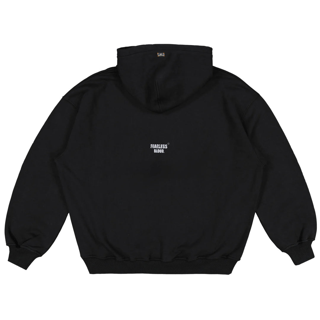 FB-HOODY-02 DEEP BLACK