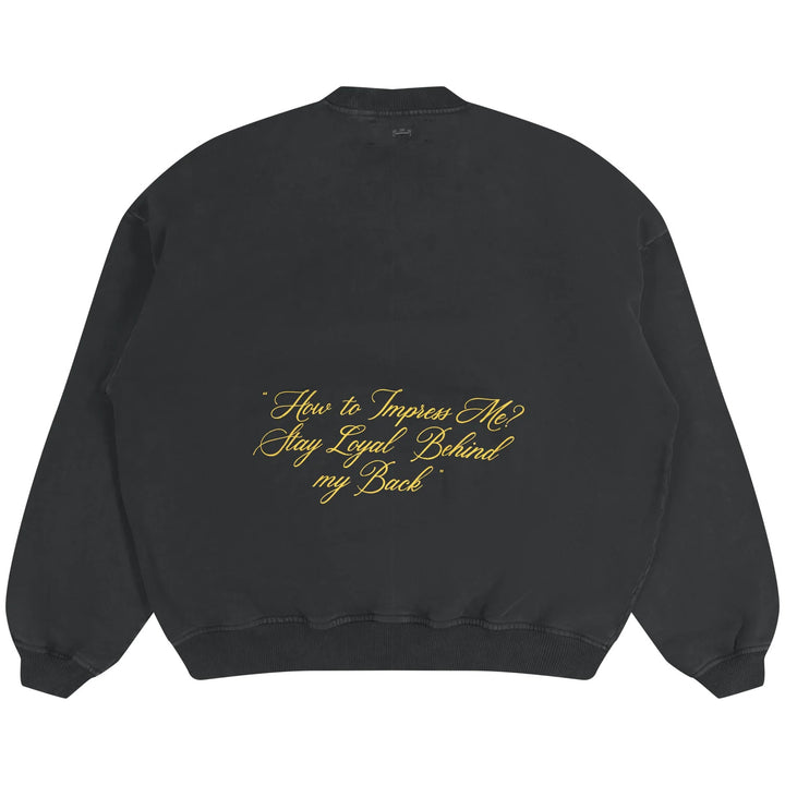 FB-CREWNECK DEEP BLACK