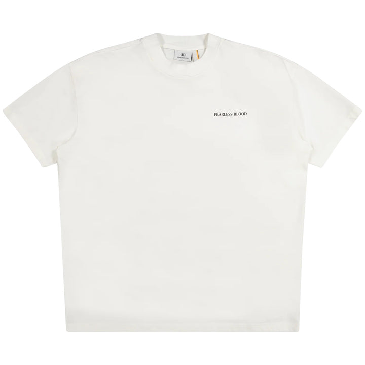 FB-LOGO-TEE DEEP REAL WHITE