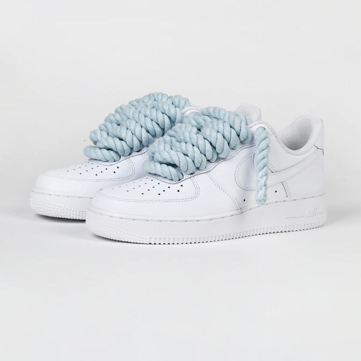 Rope Laced AF1 BLUE