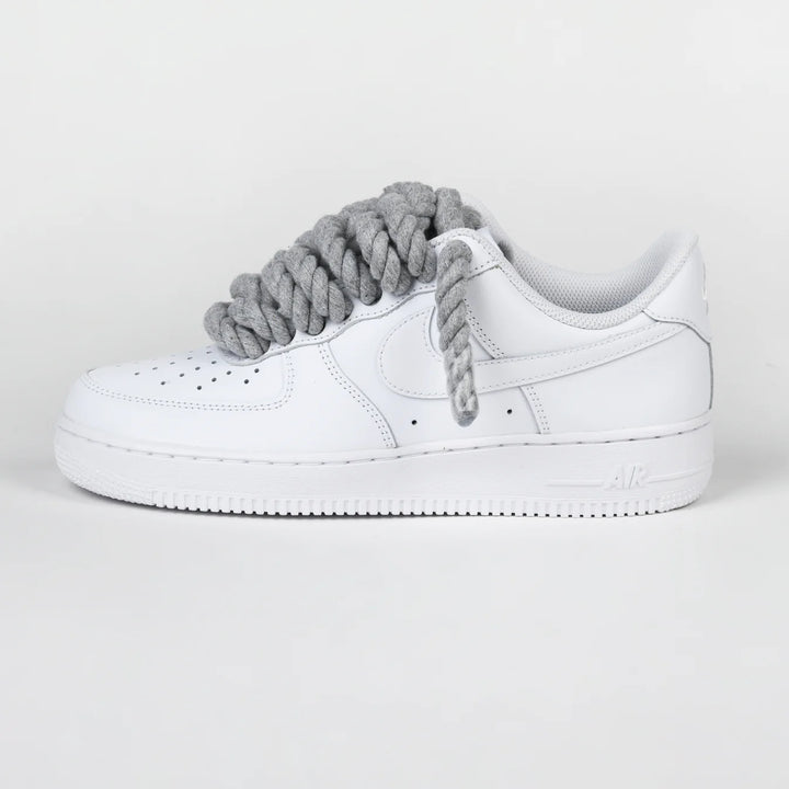 Rope Laced AF1 GREY