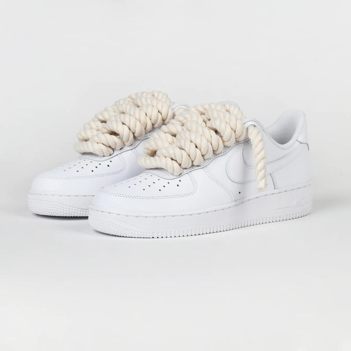 Rope Laced AF1 CREAM