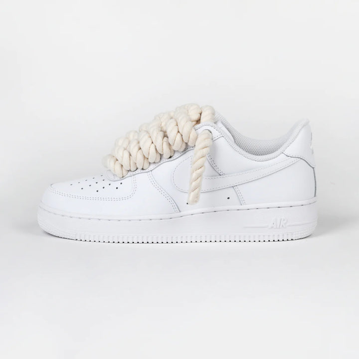 Rope Laced AF1 CREAM