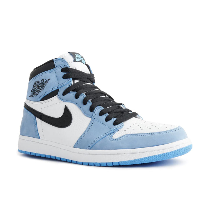 AIR JORDAN 1 RETRO HIGH WHITE UNC UNIVERSITY BLUE BLACK