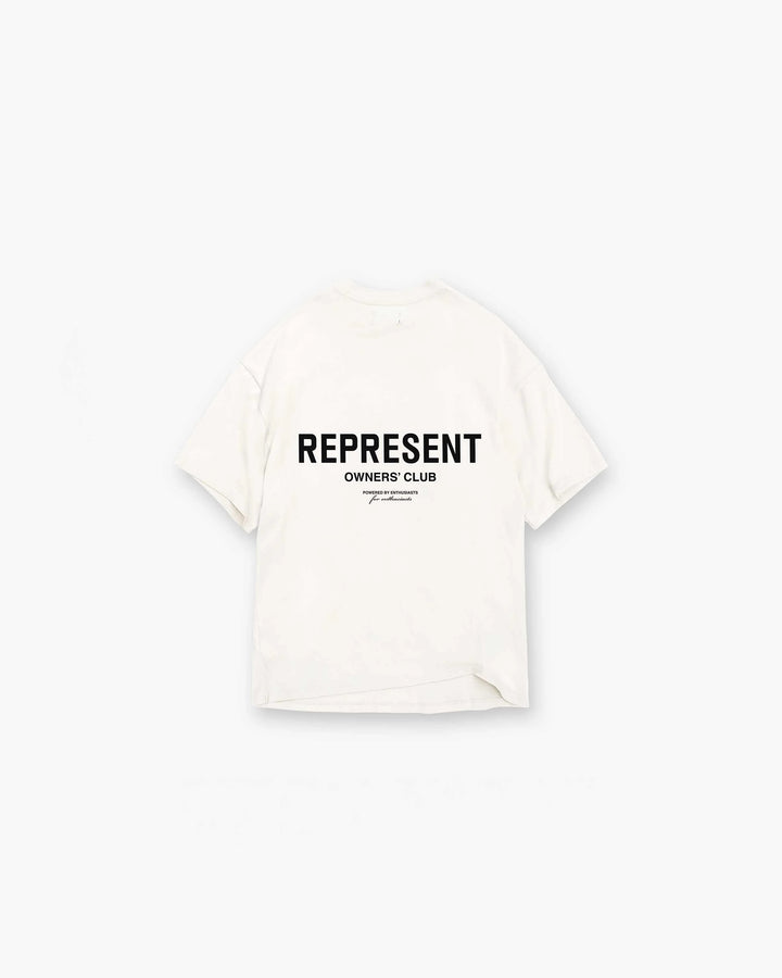 REPRESENT OWNERS CLUB T-SHIRT FLAT WHITE