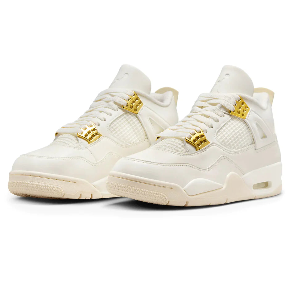 Air Jordan 4 Retro Sail Metallic Gold (W)