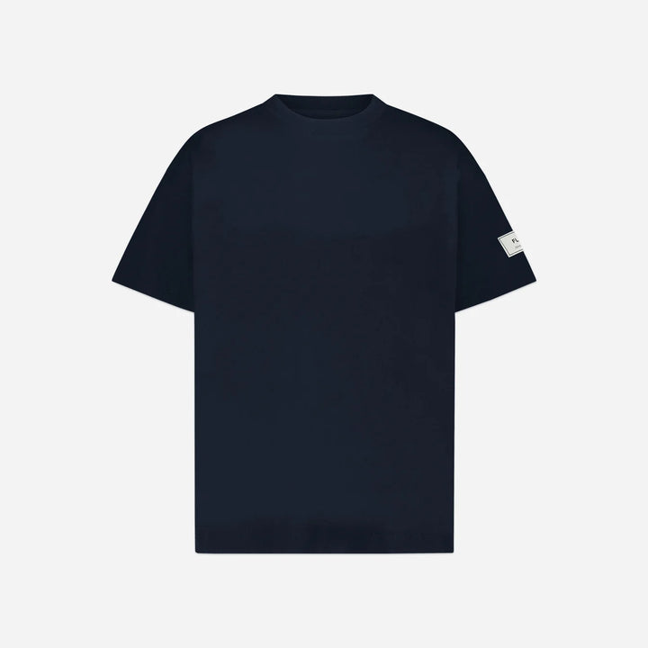 Flaneur Atelier T-shirt Sleeve Emblem Navy