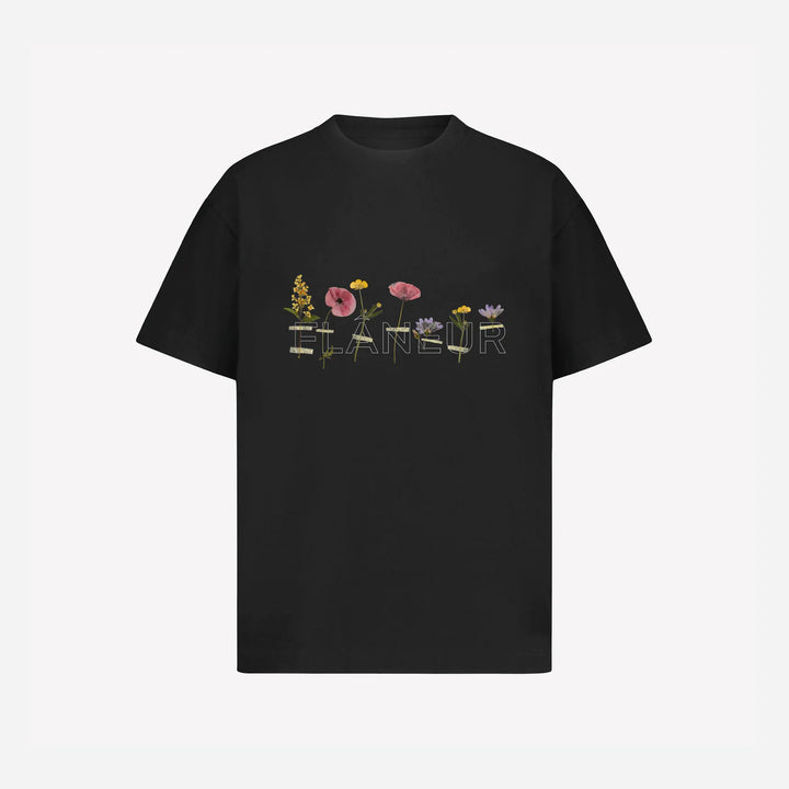 Flaneur Botanical T-Shirt Black