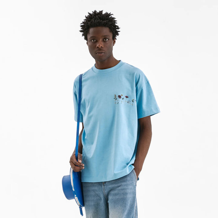 Flaneur Botanical T-Shirt Blue