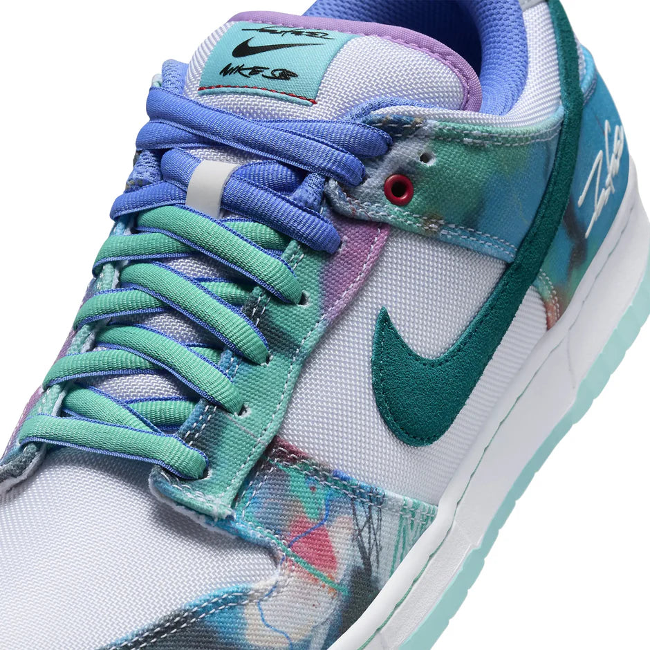 Futura Laboratories x Nike SB Dunk Low Bleached Aqua