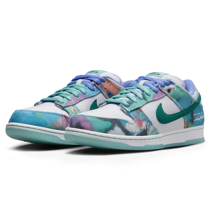 Futura Laboratories x Nike SB Dunk Low Bleached Aqua