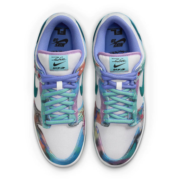 Futura Laboratories x Nike SB Dunk Low Bleached Aqua