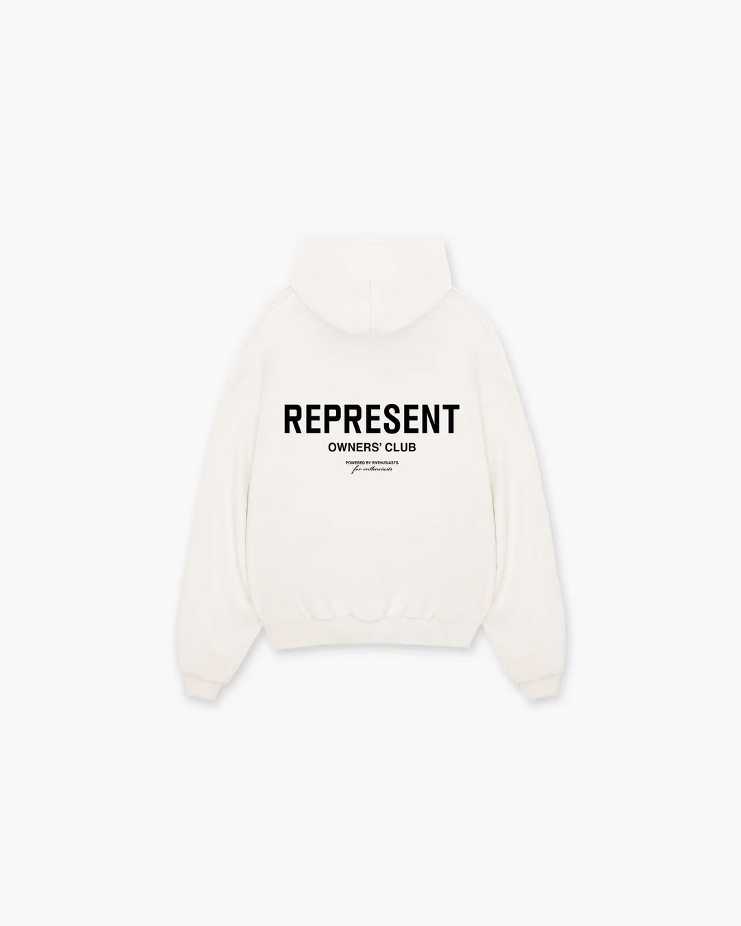 Represent Owners Club hoodie met logo- en backprint