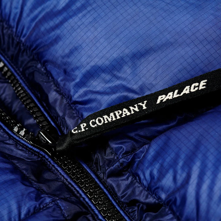 Palace x CP Company Bright Cobalt Puffer Jacket