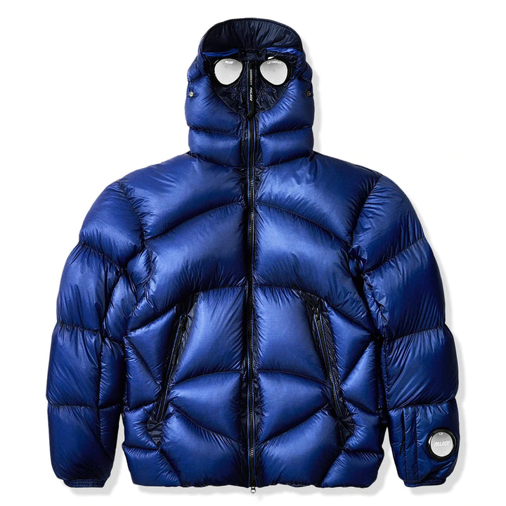 Palace x CP Company Bright Cobalt Puffer Jacket